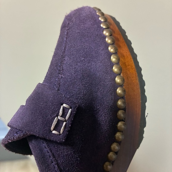 KORS Michael Kors Purple Suede Mules/Clogs - Picture 2 of 7